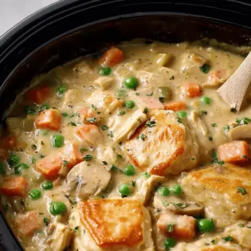 Slow Cooker Chicken Pot Pie Stew