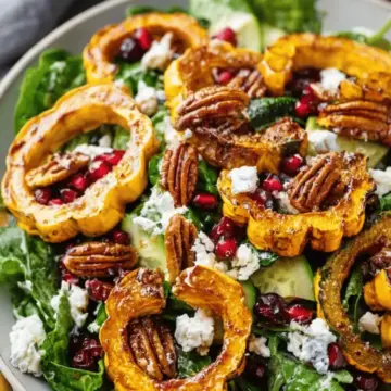 Roasted Delicata Squash Salad