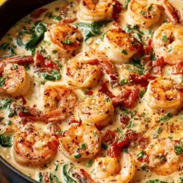 Easy Creamy Tuscan Shrimp Recipe