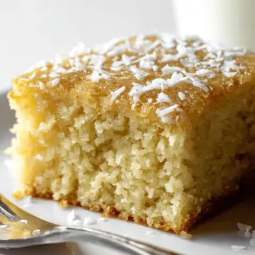 Coconut Milk Snack Cake