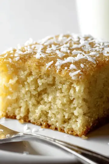 Coconut Milk Snack Cake