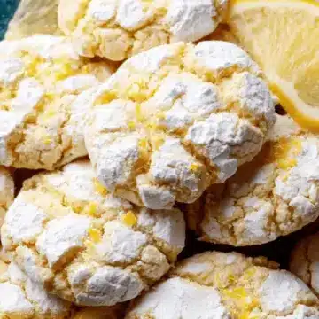 Very Lemon Crinkle Cookies