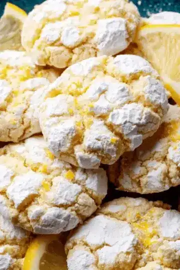 Very Lemon Crinkle Cookies