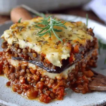 Vegan Moussaka with Lentils