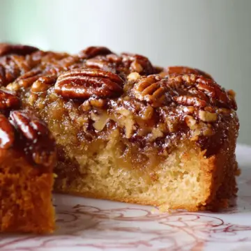 Pecan Upside-Down Cake