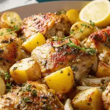 Greek Lemon Chicken and Potatoes