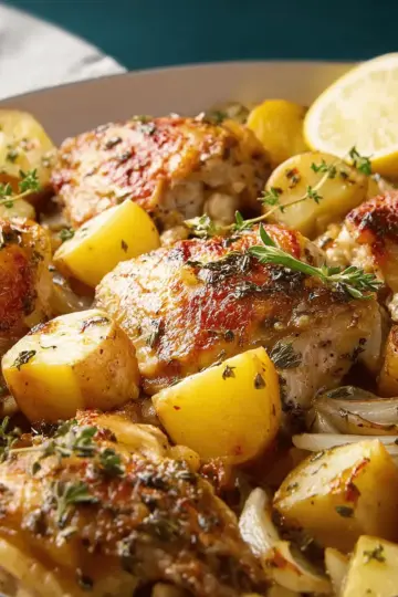 Greek Lemon Chicken and Potatoes