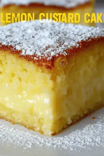 Lemon Custard Cake