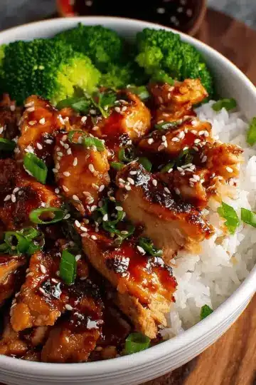 The Best Teriyaki Chicken Rice Bowl