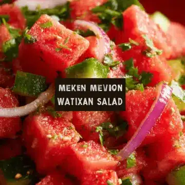 Easy Mexican Watermelon Salad