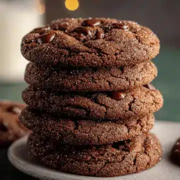 Chewy Chocolate Gingerbread Cookies