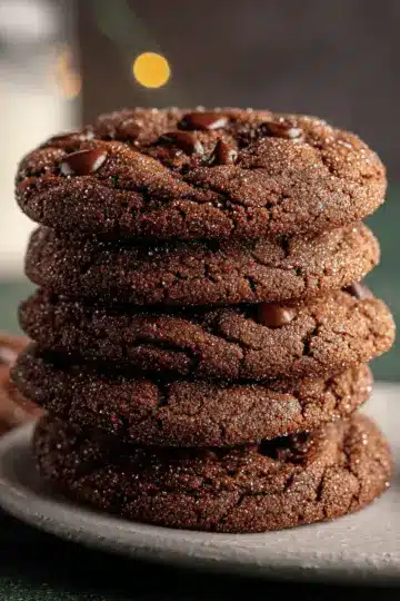 Chewy Chocolate Gingerbread Cookies