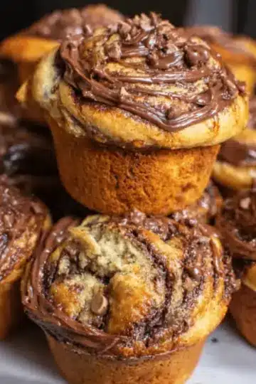 Nutella Banana Muffins