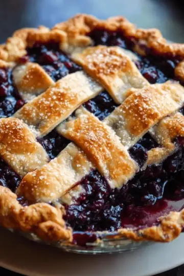 Simply the Best Blueberry Pie