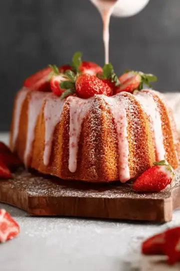 Strawberry Pound Cake