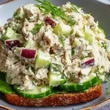High Protein Cottage Cheese Tuna Salad