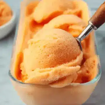 The Best Peach Sorbet Without Ice Cream Maker