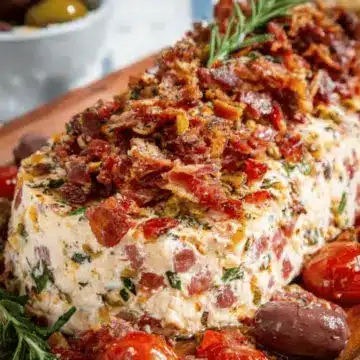 Antipasto Cheese Log