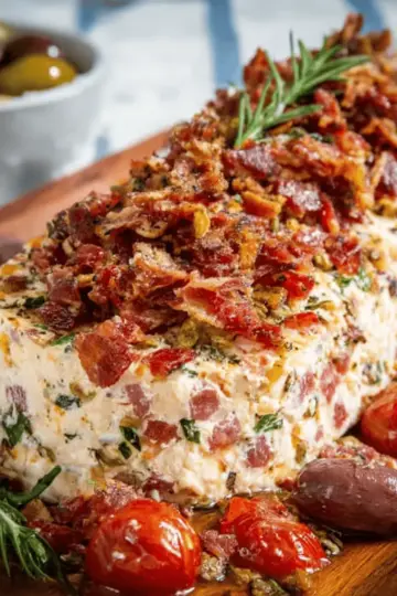 Antipasto Cheese Log