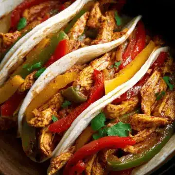 Slow Cooker Chicken Fajitas