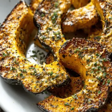Parmesan Herb Roasted Acorn Squash