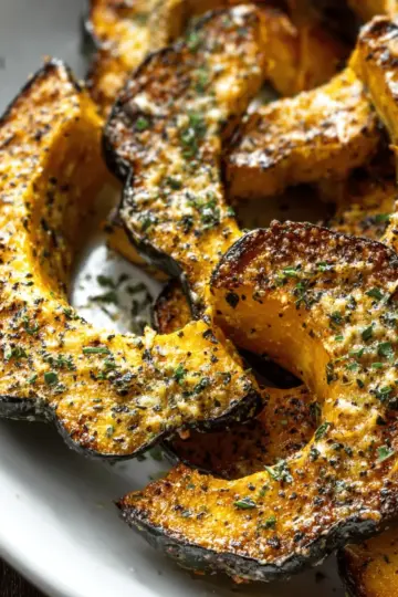 Parmesan Herb Roasted Acorn Squash