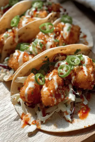 Air Fryer Bang Bang Shrimp Tacos