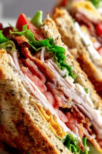 Classic Homemade Club Sandwich Recip