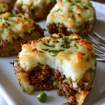 Shepherd’s Pie Stuffed Potatoes