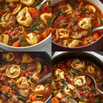 Italian Sausage Soup with Tortellini