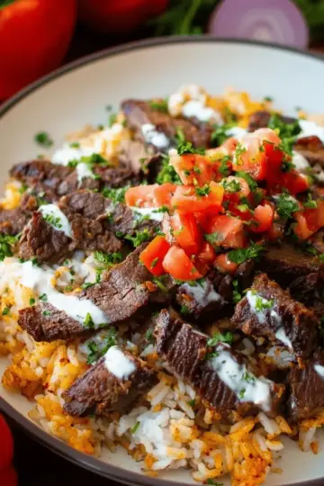 Steak & Queso Rice