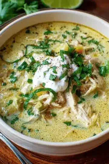 Creamy Green Enchiladas Chicken Soup