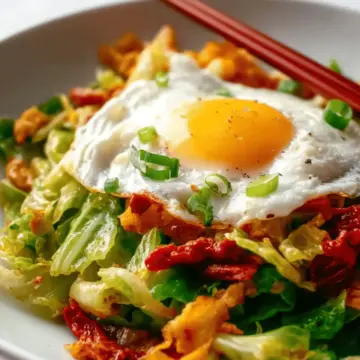 Egg and Cabbage Stir Fry