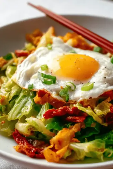 Egg and Cabbage Stir Fry