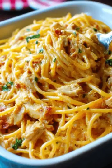 Spicy Chicken Spaghetti