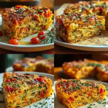 Delicious Breakfast Veggie Crinkle Cake to Brighten Mornings