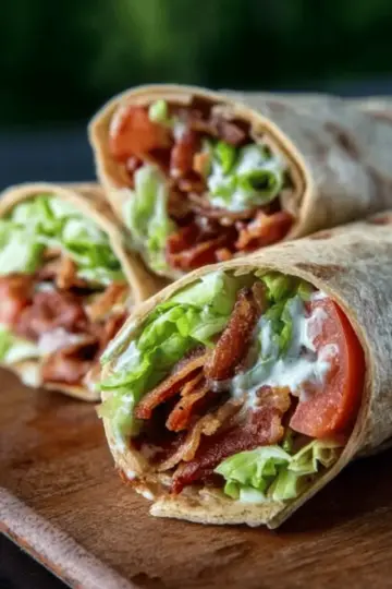 BLT Wraps with Secret Sauce