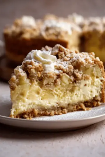 Mascarpone Apple Crumble Torta