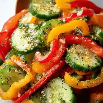 Cucumber and Bell Pepper Salad
