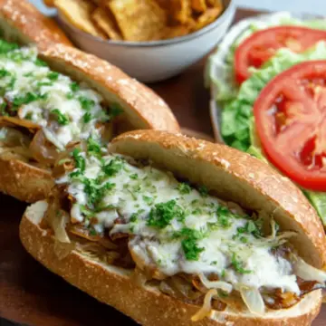 French Onion Veggie Subs