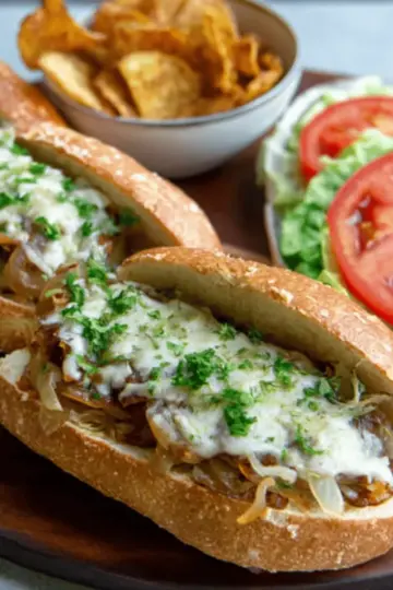 French Onion Veggie Subs