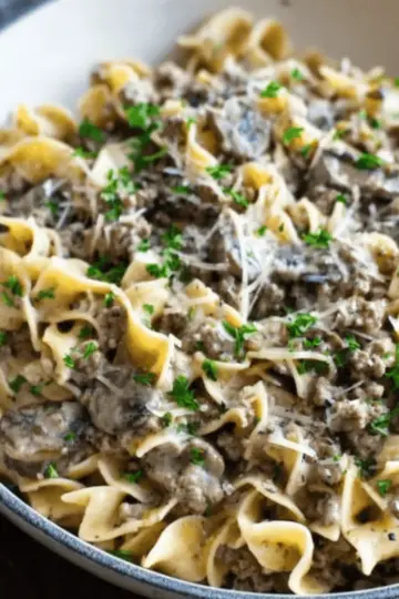 Ground Beef Stroganoff Recipe