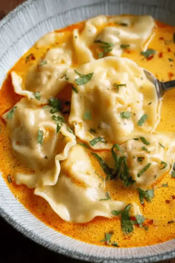 Thai Coconut Curry Dumpling Soup