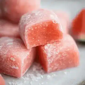 Watermelon Mochi