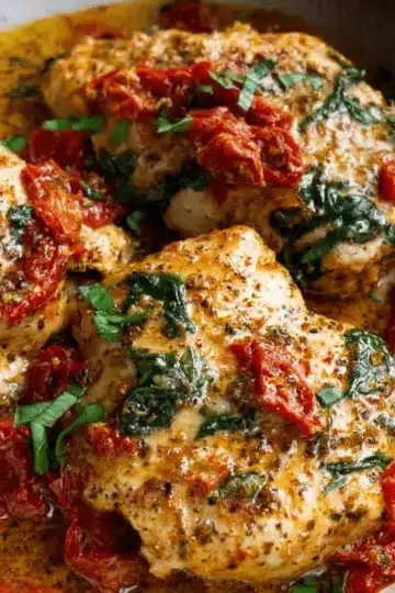 Crockpot Tuscan Chicken