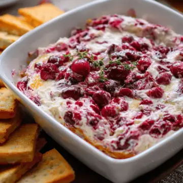 Baked Cranberry Cream Cheese Dip