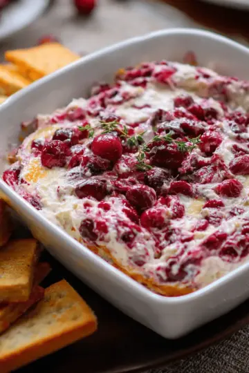 Baked Cranberry Cream Cheese Dip