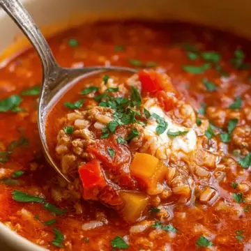 Cozy Stuffed Pepper Soup