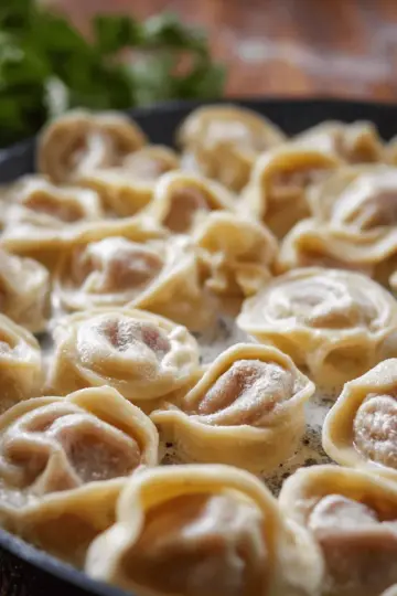 Russian Pelmeni (Meat Dumplings)