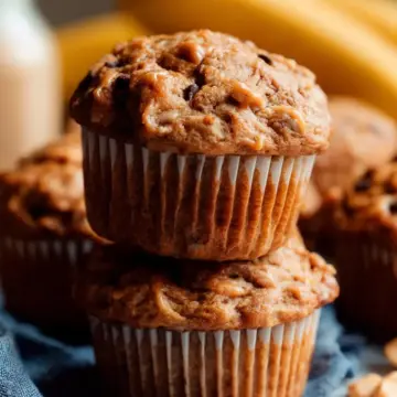 Peanut Butter Banana Muffins